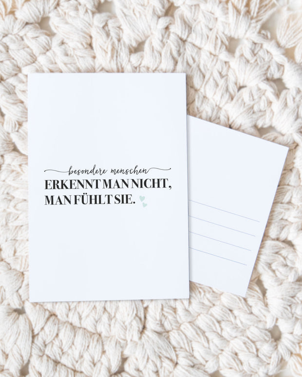 Besondere Menschen - Postkarte