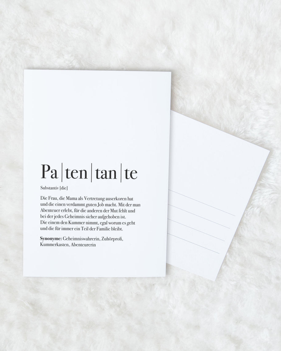 Patentante - Postkarte