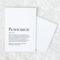 Patentante - Postkarte