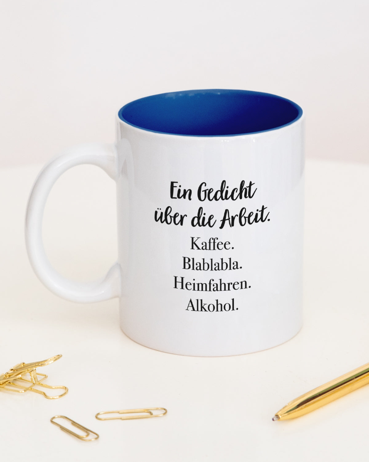 Ein Gedicht - Tasse Dunkelblau Tasse Lieblingsmensch®