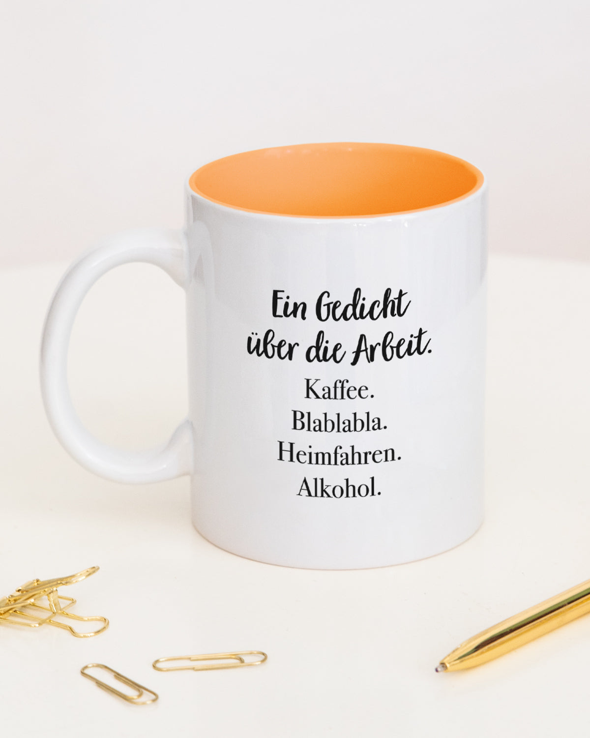 Ein Gedicht - Tasse Orange Tasse Lieblingsmensch®