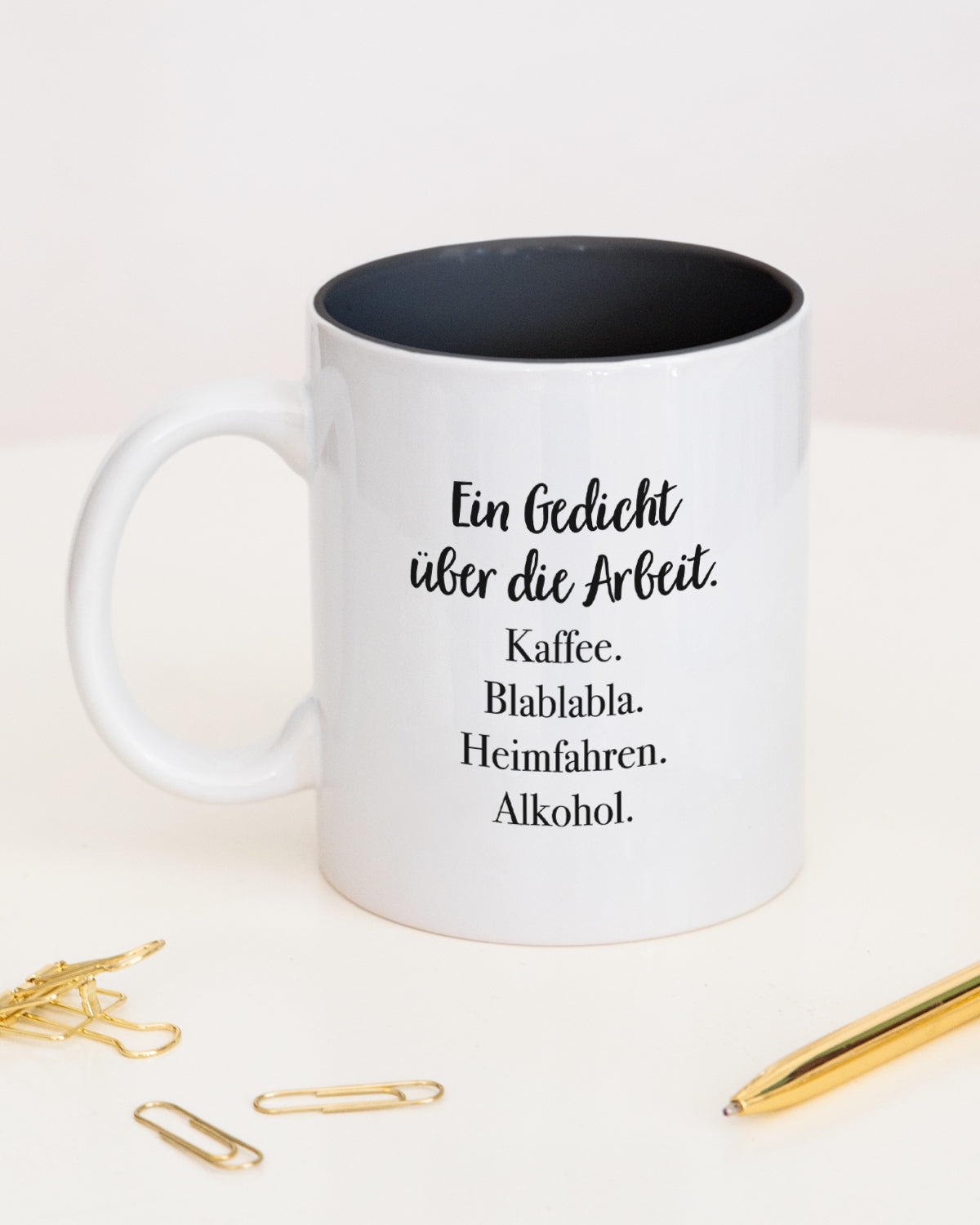 Ein Gedicht - Tasse Schwarz Tasse Lieblingsmensch®