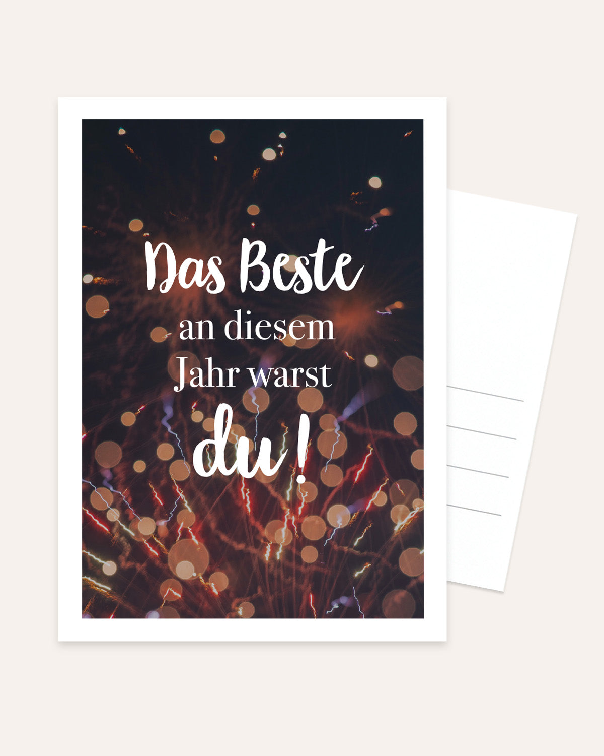 Du - Postkarte Postkarte Lieblingsmensch®
