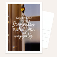 Diamanten - Postkarte