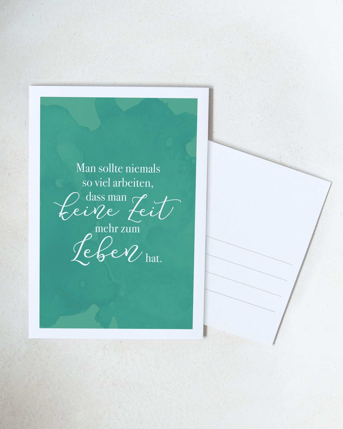 Zeit zum Leben - Postkarte Postkarte Lieblingsmensch®