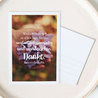 Danke - Postkarte