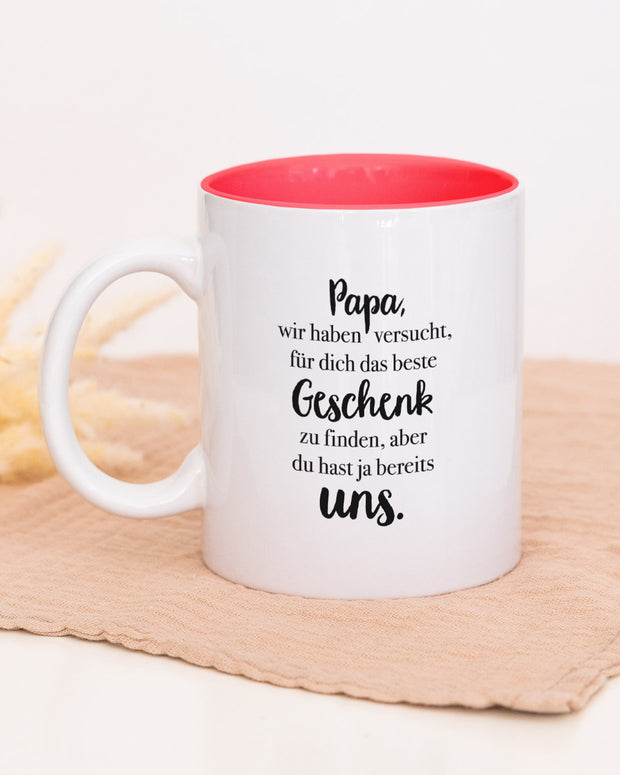 Papa - Tasse Rot Tasse VISUAL STATEMENTS