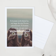 Verrücktheitsgrad - Postkarte