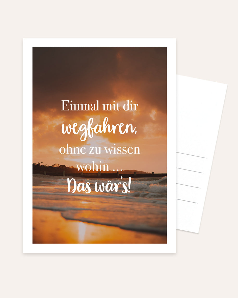 I miss you - 10er Postkarten-Set