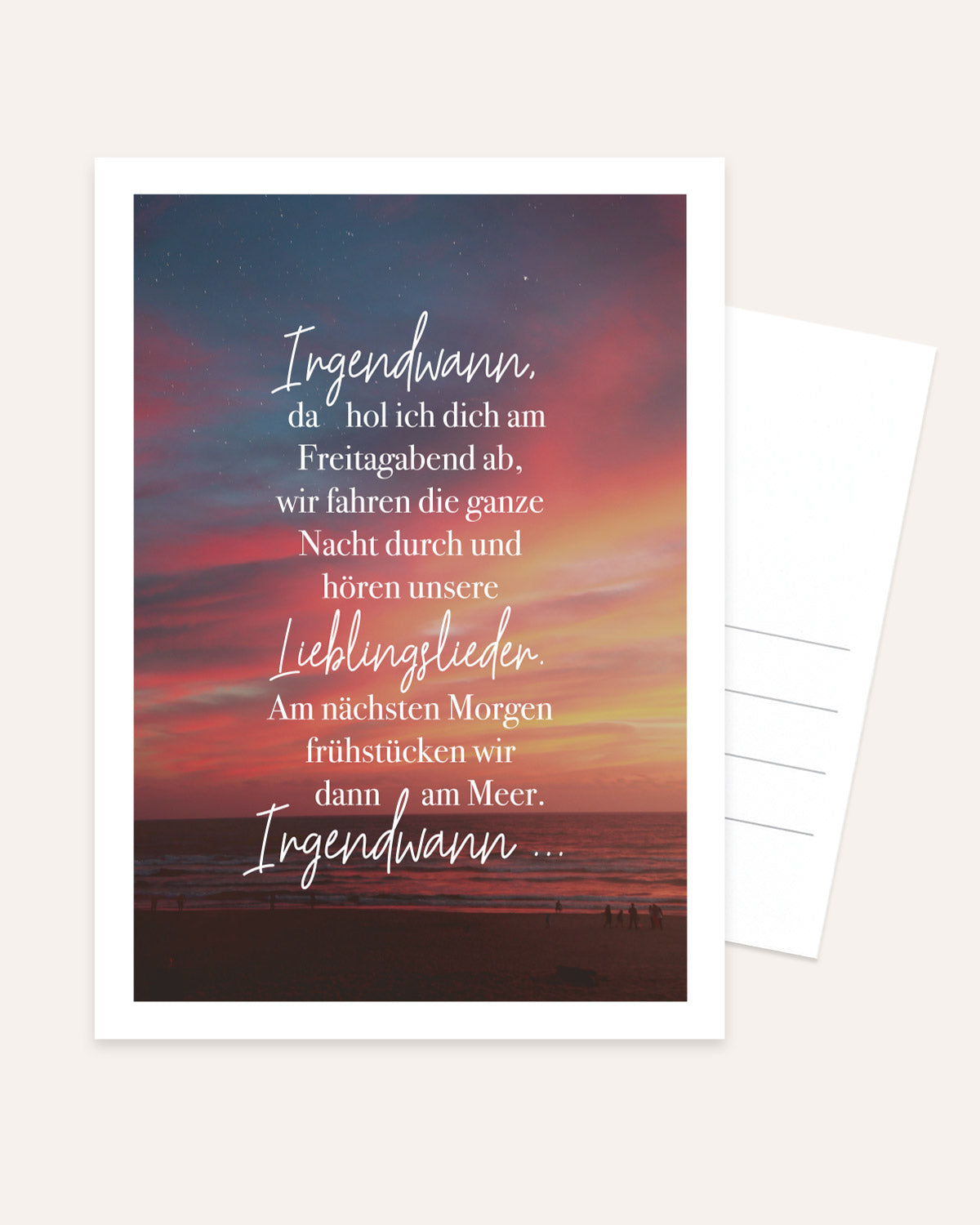 I miss you - 10er Postkarten-Set Postkarten-Set Lieblingsmensch®