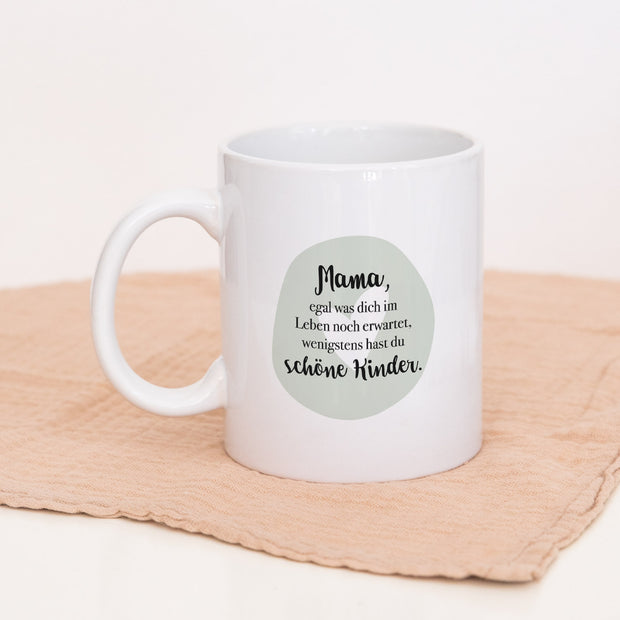 Tasse Weiß Mama schöne Kinder Geschenk Mama