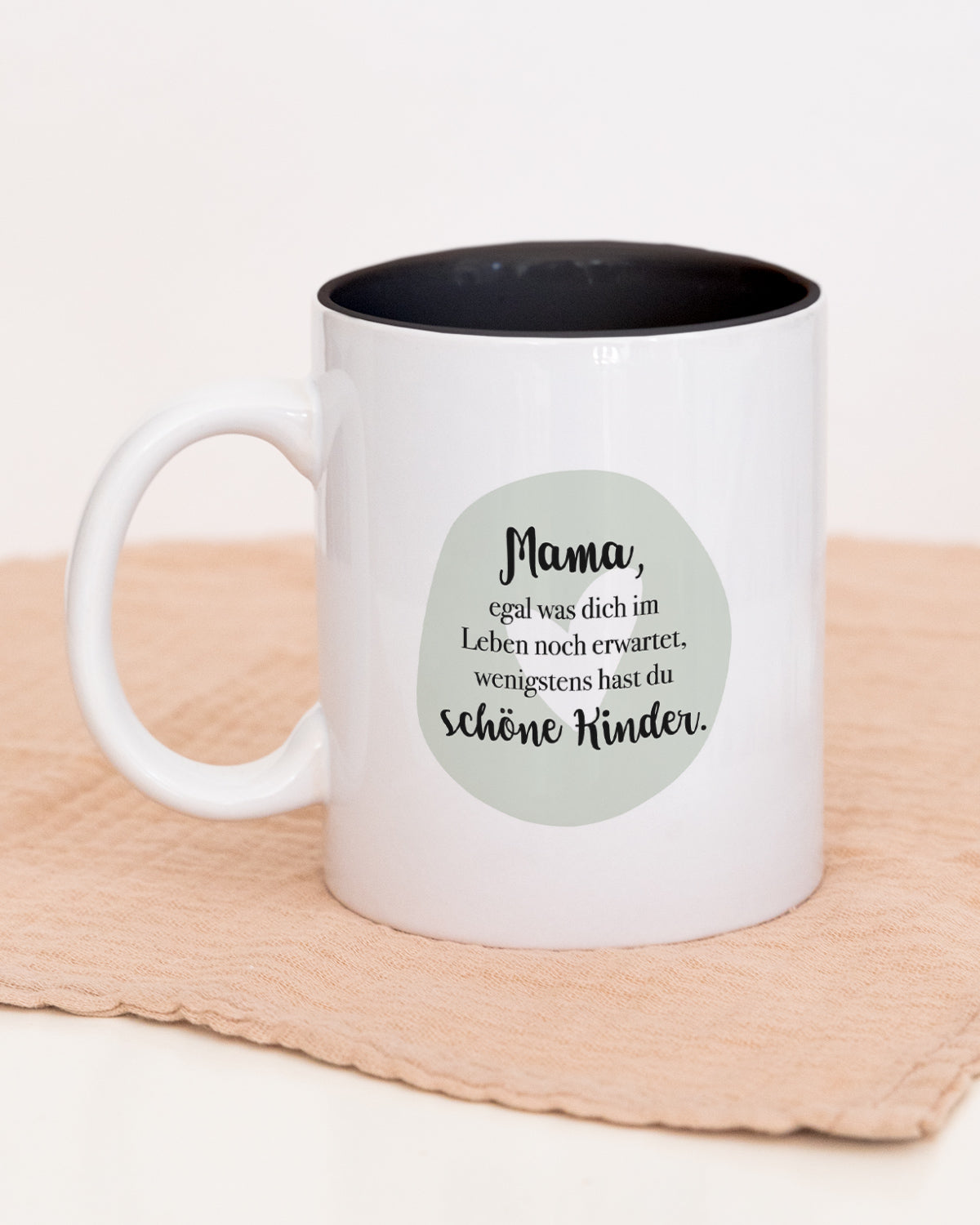 Schöne Kinder - Tasse Schwarz Tasse Lieblingsmensch®