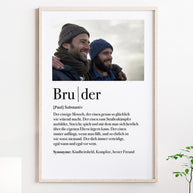 Definition Bruder - Poster