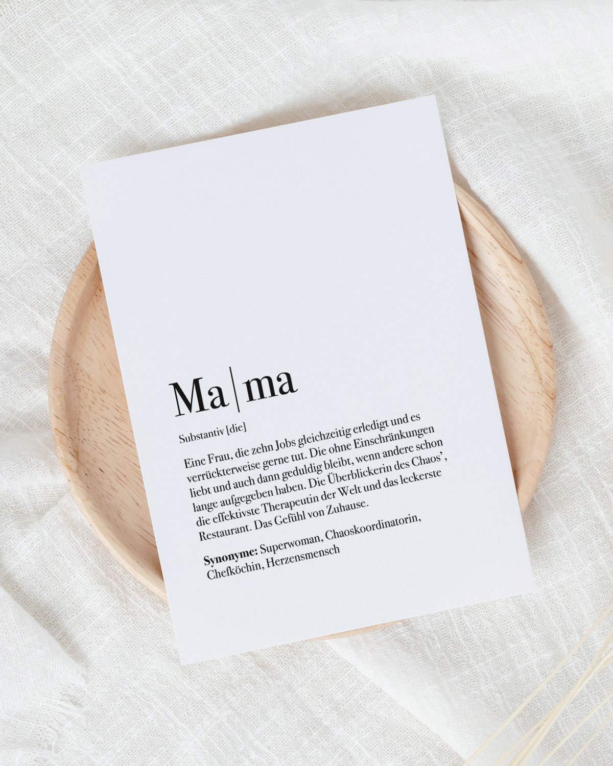 Definition Mama - Postkarte Postkarte Lieblingsmensch®