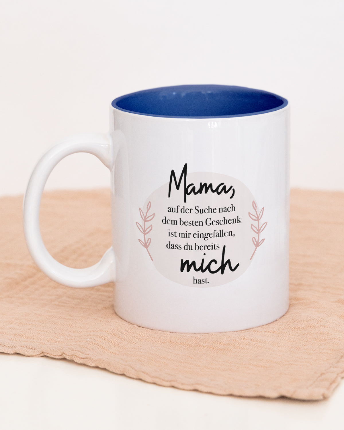 Mama auf der Suche - Tasse Dunkelblau Tasse Lieblingsmensch®