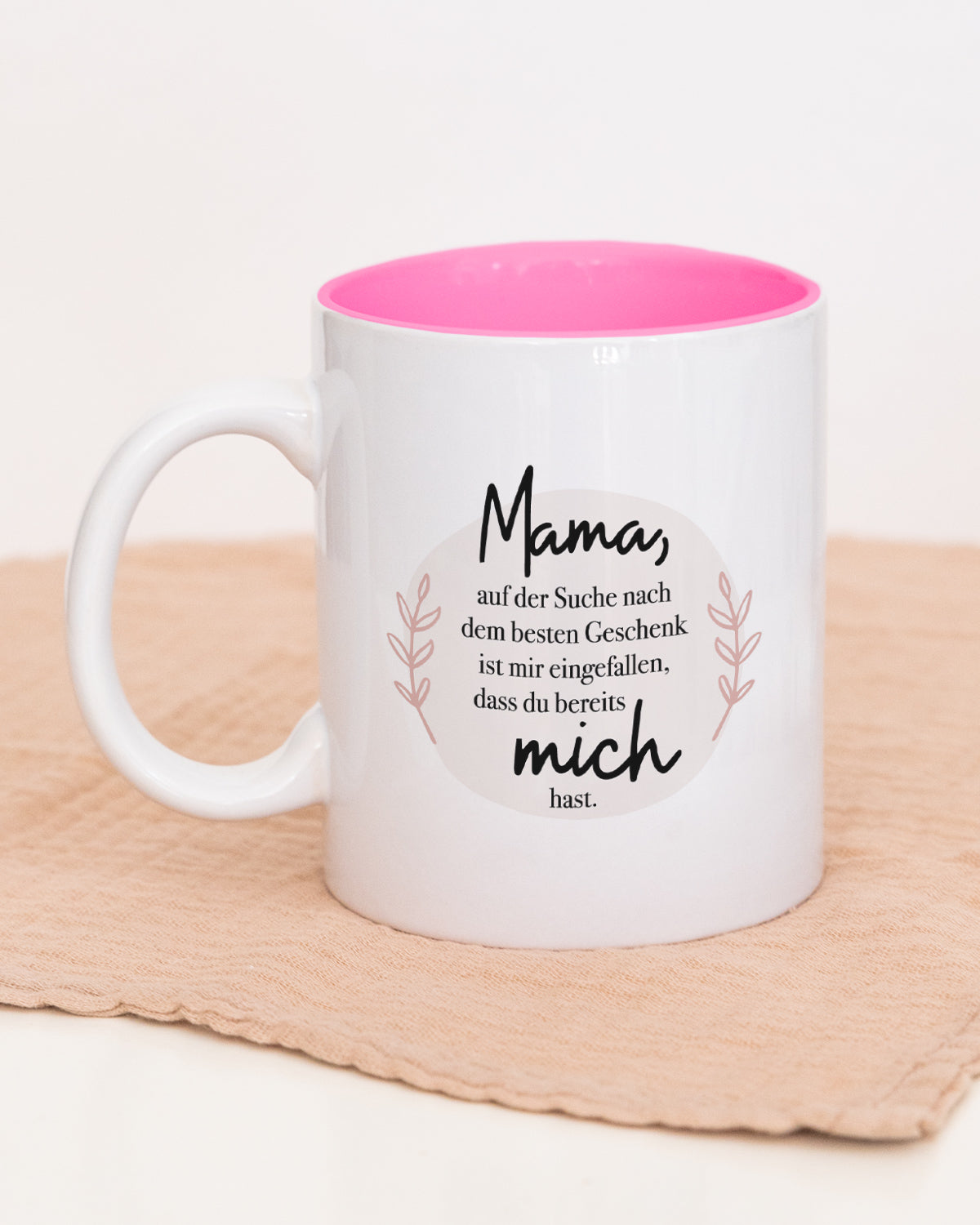 Mama auf der Suche - Tasse Pink Tasse Lieblingsmensch®