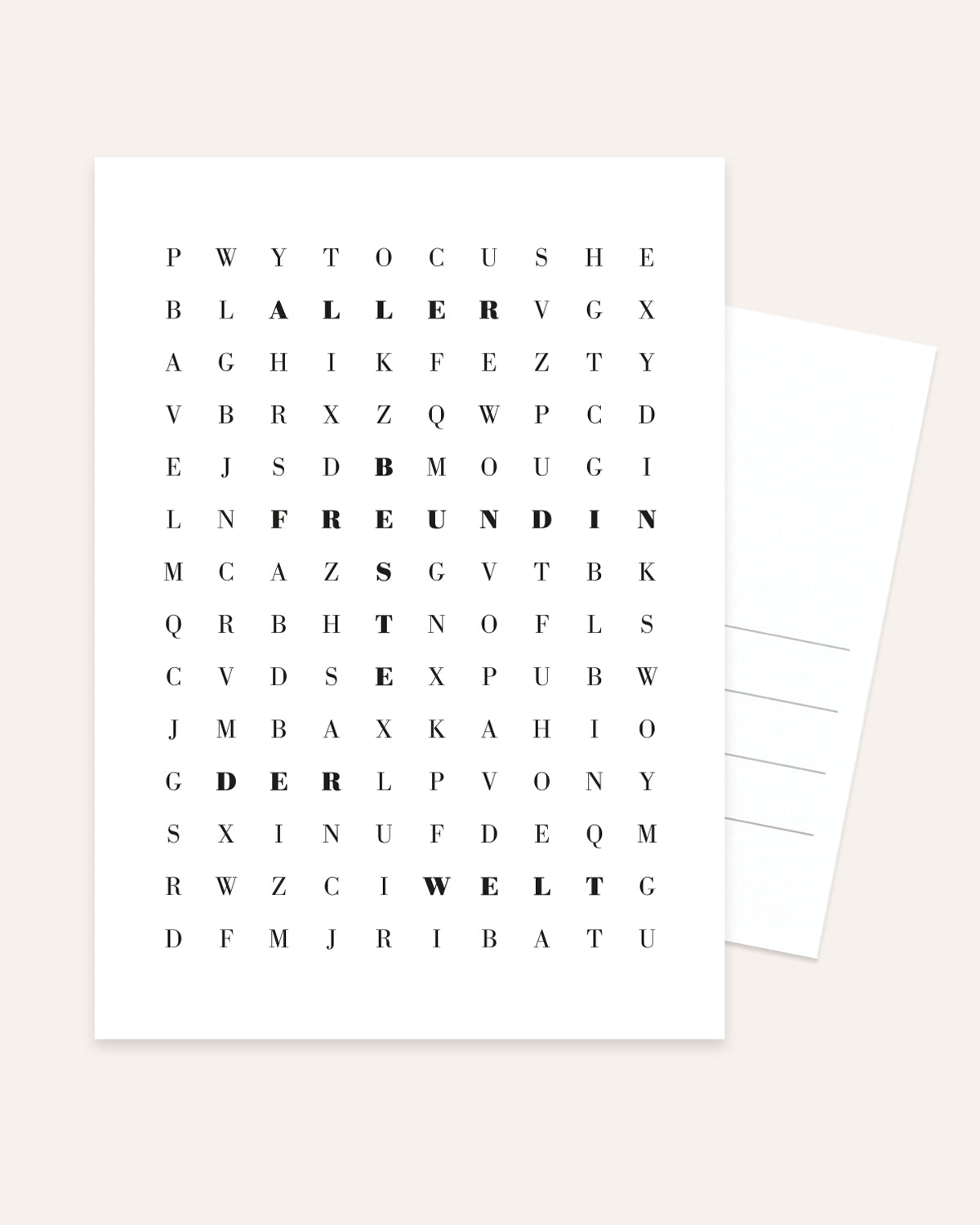 Allerbeste Freundin - Postkarte Postkarte Lieblingsmensch®