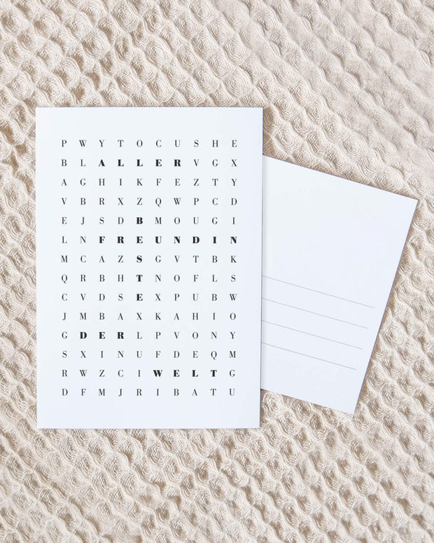 Allerbeste Freundin - Postkarte Postkarte Lieblingsmensch®