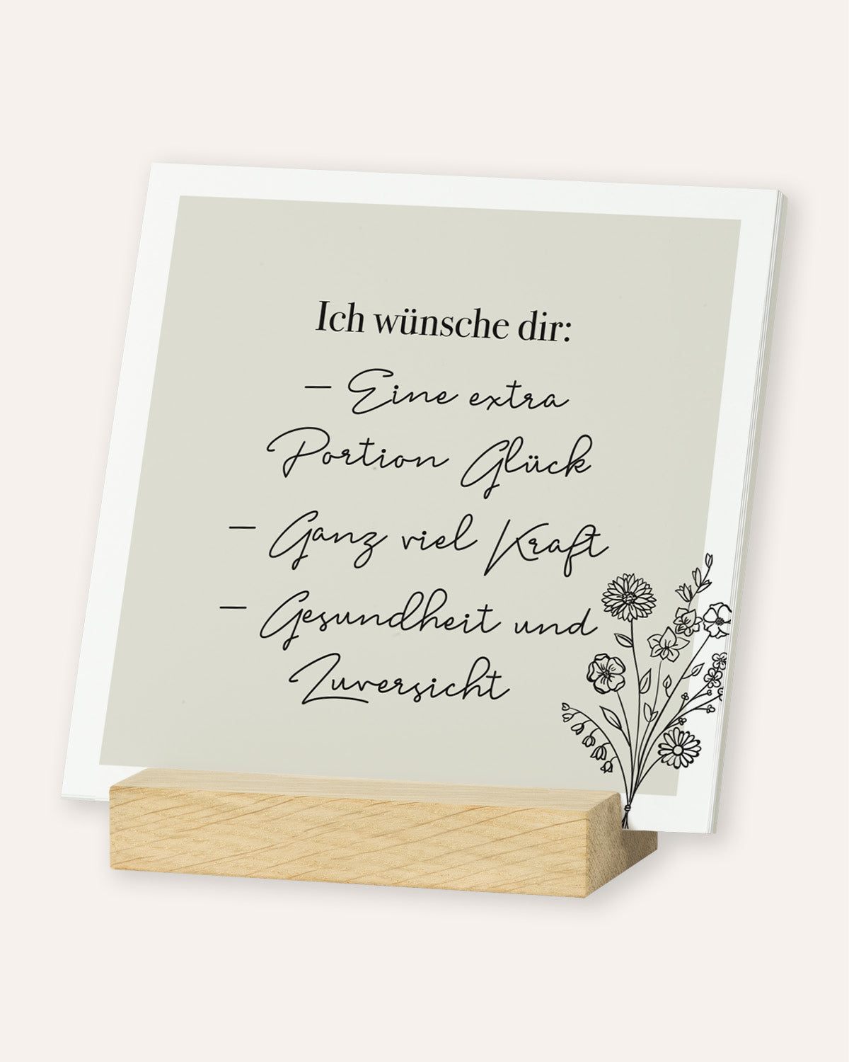 Ich wünsche dir - Karten im Holzaufsteller Karten im Holzaufsteller Lieblingsmensch®
