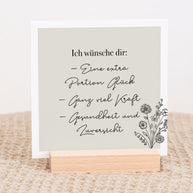 Ich wünsche dir - Karten im Holzaufsteller