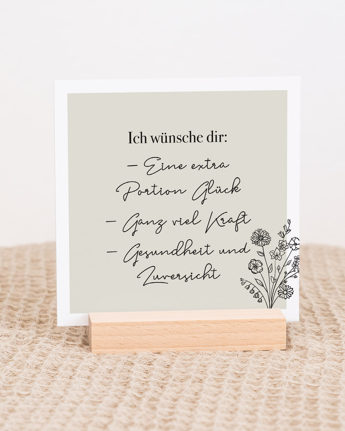Ich wünsche dir - Karten im Holzaufsteller Karten im Holzaufsteller Lieblingsmensch®