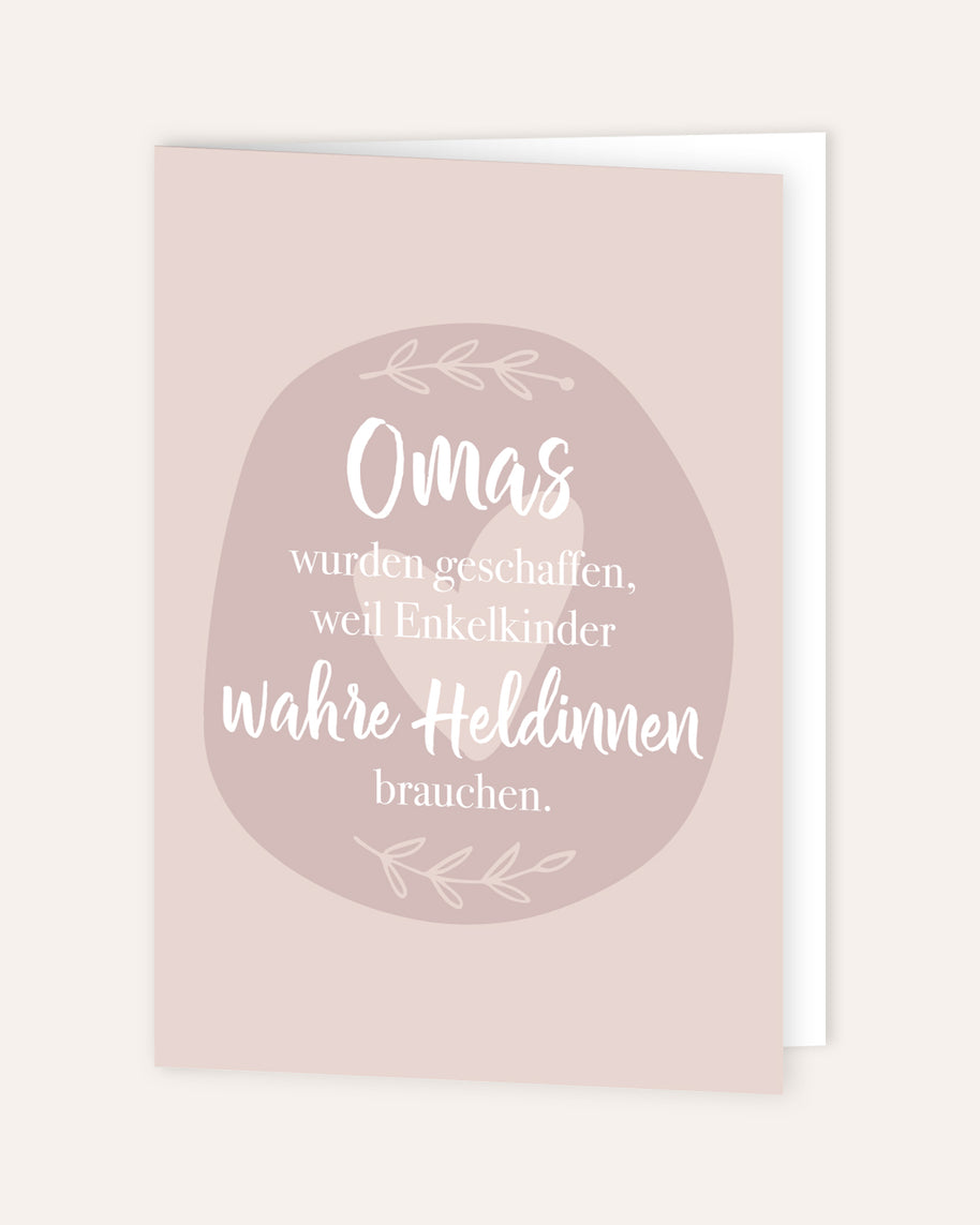 Omas wurden geschaffen - Grußkarte