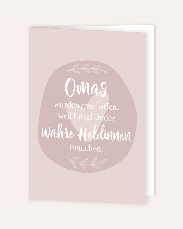 Omas wurden geschaffen - Grußkarte