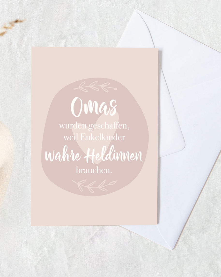 Omas wurden geschaffen - Grußkarte