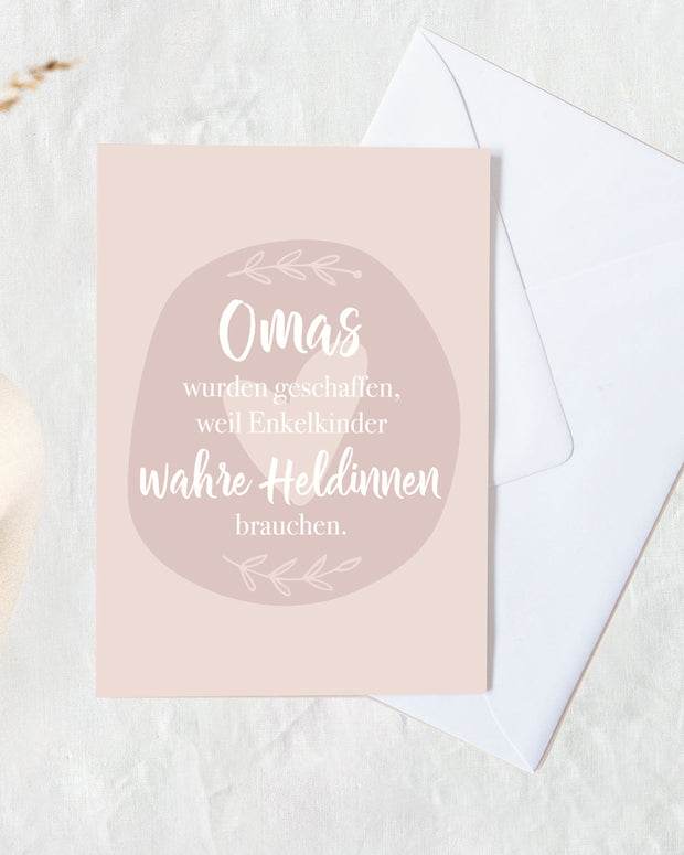 Omas wurden geschaffen - Grußkarte