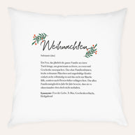 Motiv: Definition Weihnachten - VS