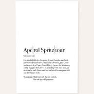 Definition Aperol Spritztour - Poster