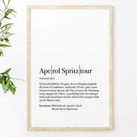 Definition Aperol Spritztour - Poster