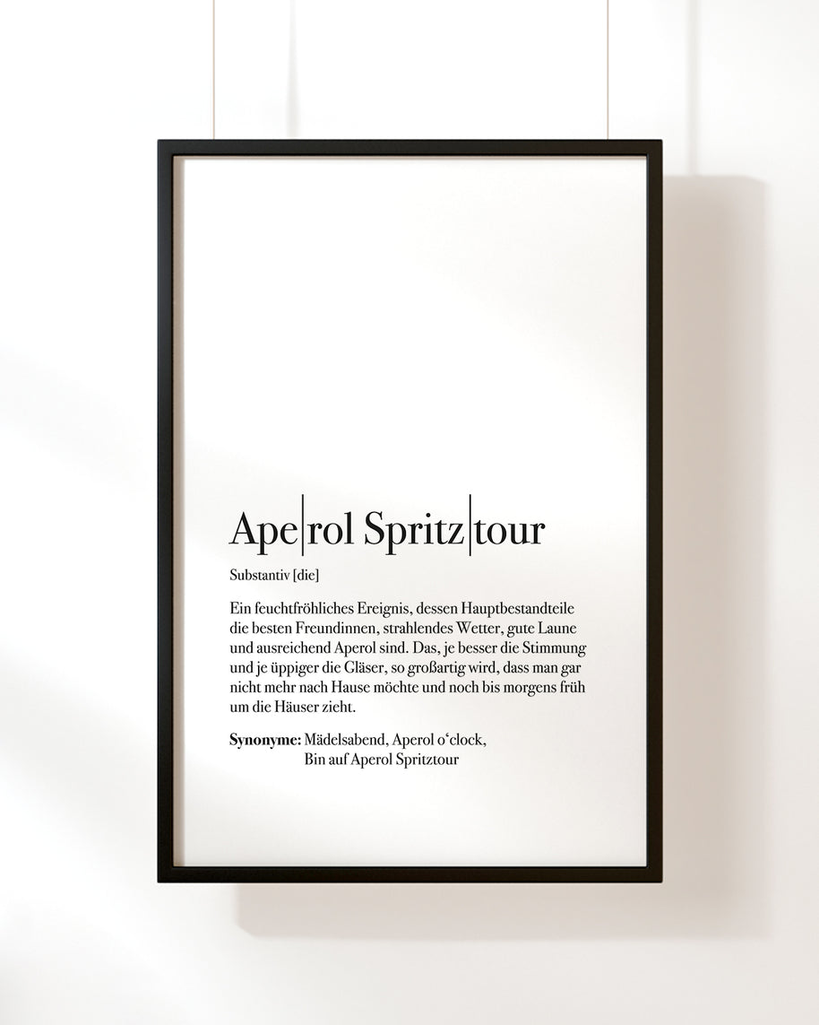 Definition Aperol Spritztour - Poster