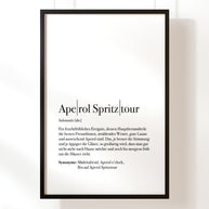 Definition Aperol Spritztour - Poster