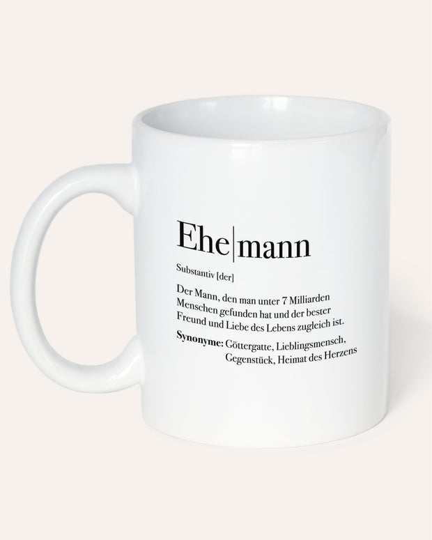 Motiv: Definition Ehemann - VS" Tasse