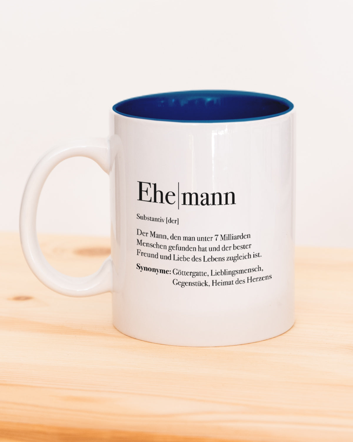 Definition Ehemann - Tasse Dunkelblau Tasse Lieblingsmensch®
