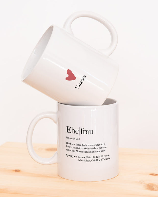 Motiv: Definition Ehefrau - VS" Tasse