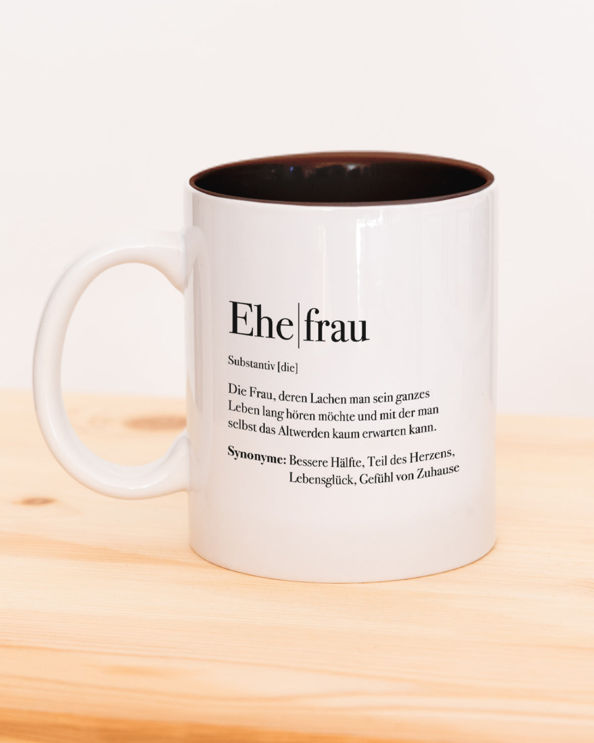 Definition Ehefrau - Tasse Schwarz Tasse Lieblingsmensch®