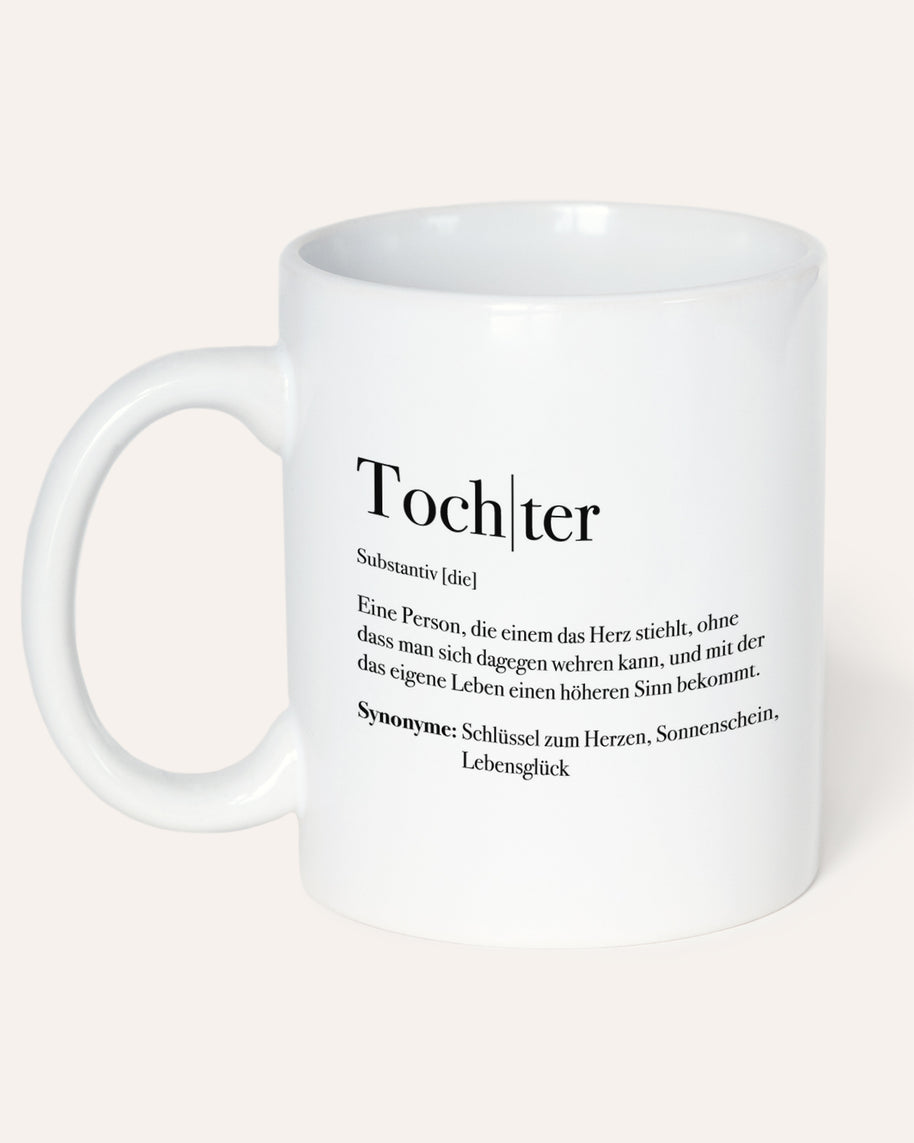 Motiv: Definition Tochter - VS" Tasse Tasse Lieblingsmensch®