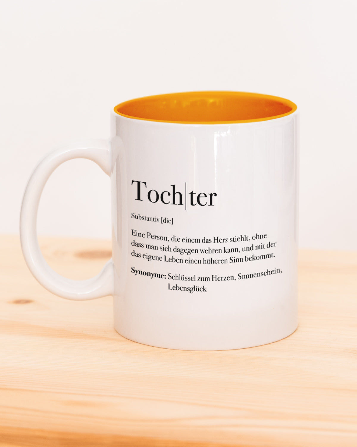 Definition Tochter - Tasse Orange Tasse Lieblingsmensch®