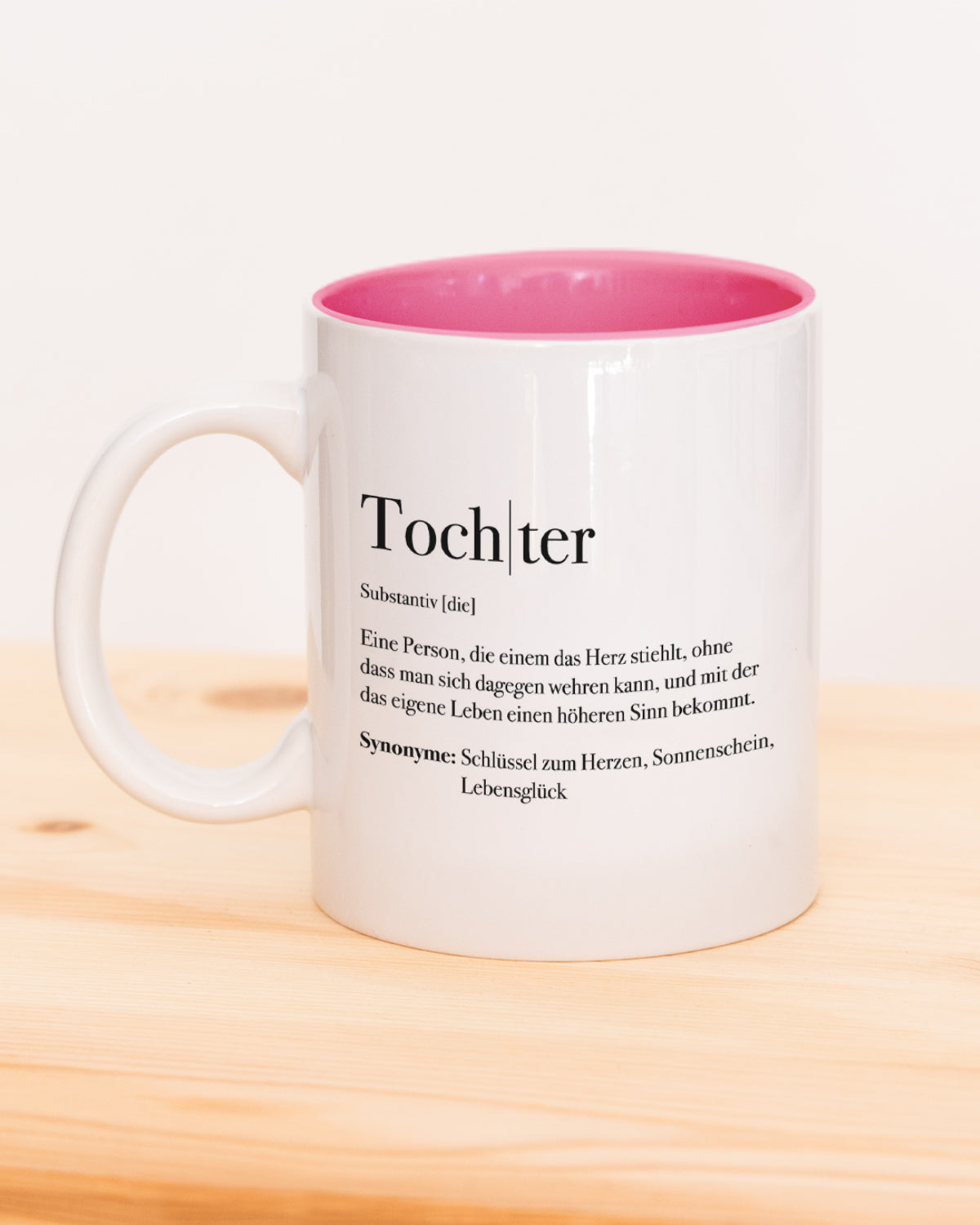 Definition Sohn - Tasse Pink Tasse Lieblingsmensch®