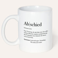 Motiv: Definition Abschied - VS