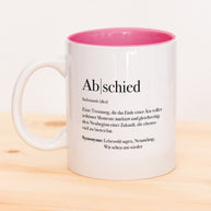 Motiv: Definition Abschied - VS