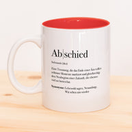 Motiv: Definition Abschied - VS