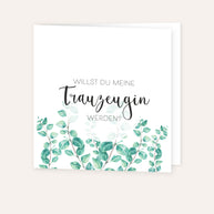 Trauzeugin - Grußkarte