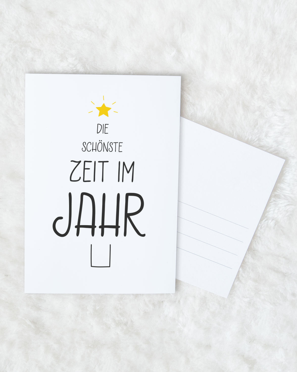 Die schönste Zeit im Jahr - Postkarte Postkarte Lieblingsmensch®