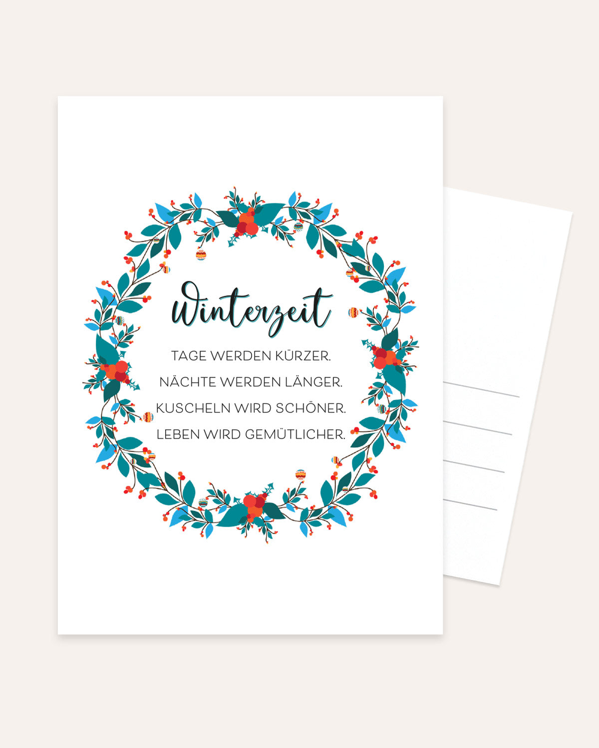 Winterwünsche - Postkarten-Set Postkarten-Set Lieblingsmensch®