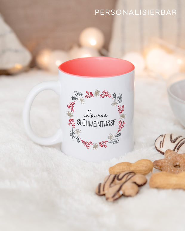 Motiv: Glühweintasse - VS" Tasse Rot Tasse Lieblingsmensch®