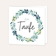 Zur Taufe - Grußkarte