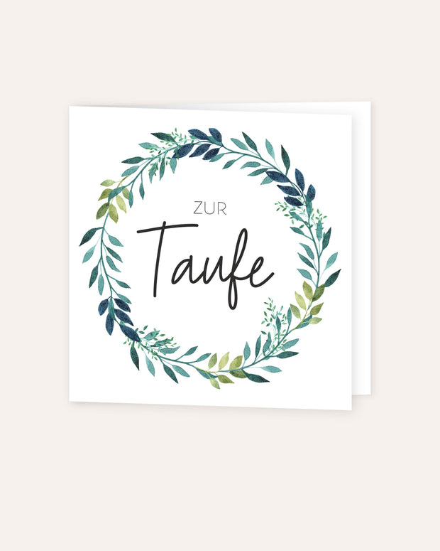 Zur Taufe - Grußkarte